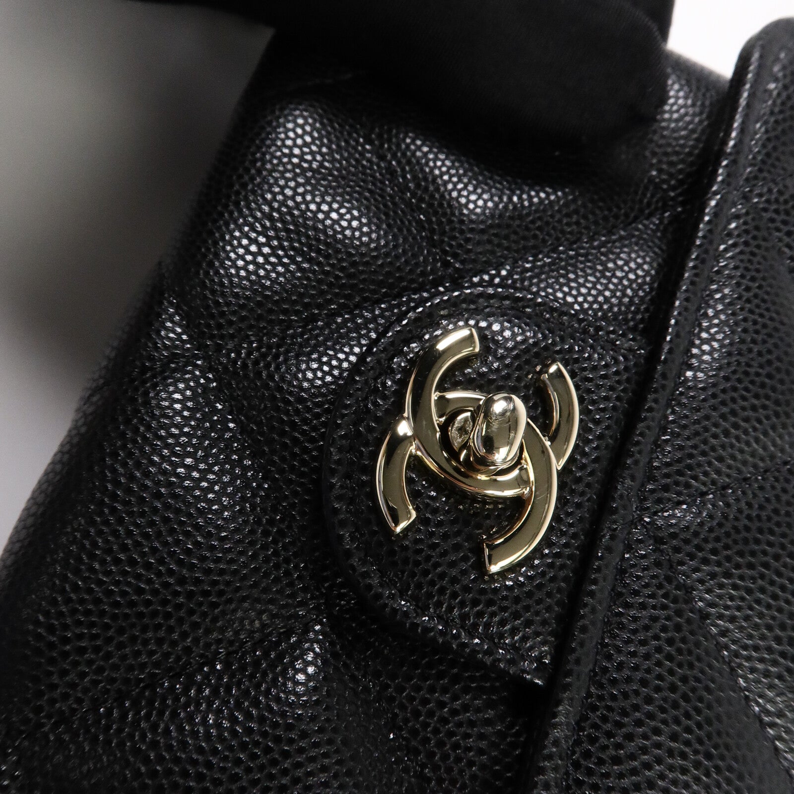 CHANEL 牛皮皮革Mini Top Handle鏈帶手挽肩背兩用袋