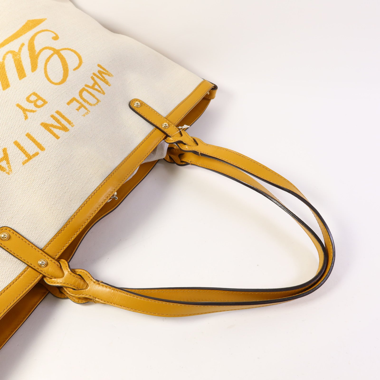 GUCCI 帆布Tote Bag金扣手挽袋