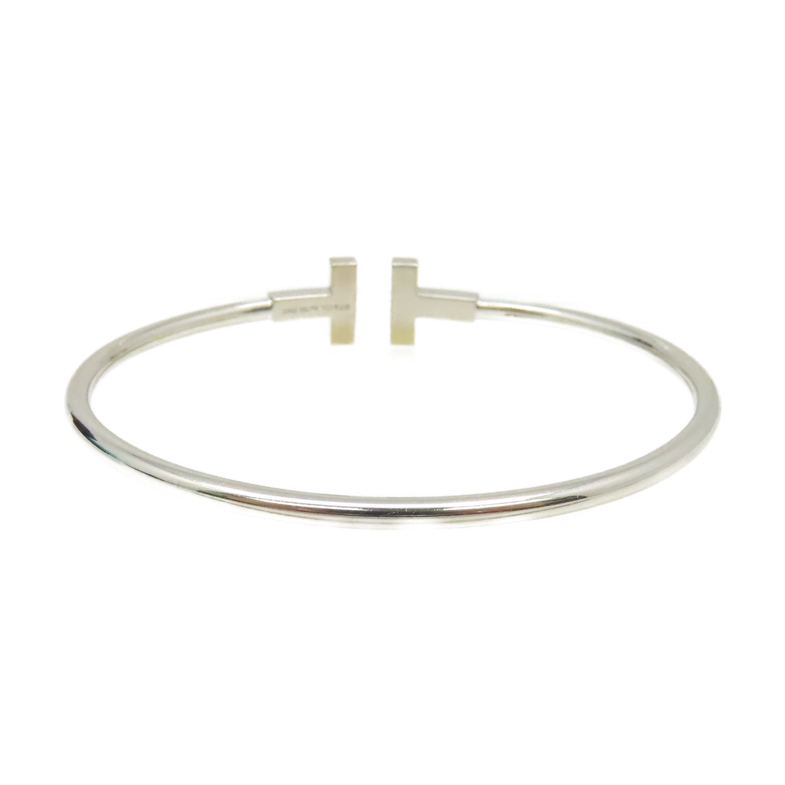 TIFFANY＆CO 【激減優惠】18K白金T Wire Bracelet鑽石手鏈