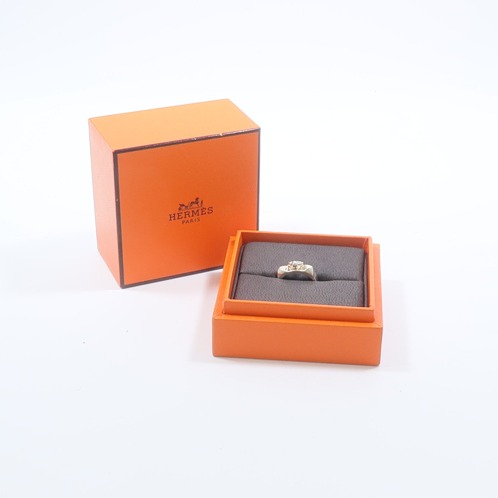 HERMES 925純銀Collier De Chien Ring戒指