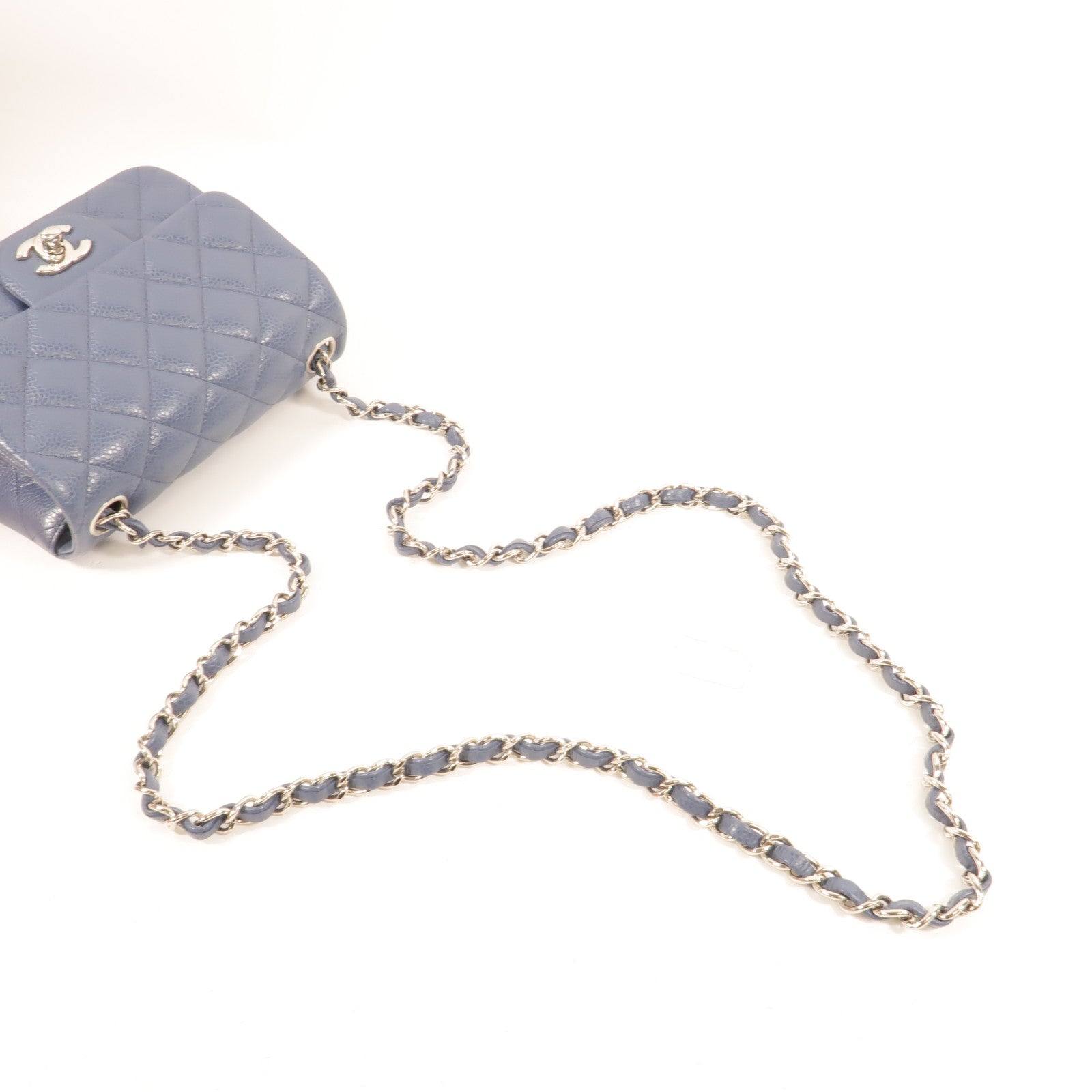 CHANEL 牛皮皮革Mini Classic 17鏈帶肩背袋
