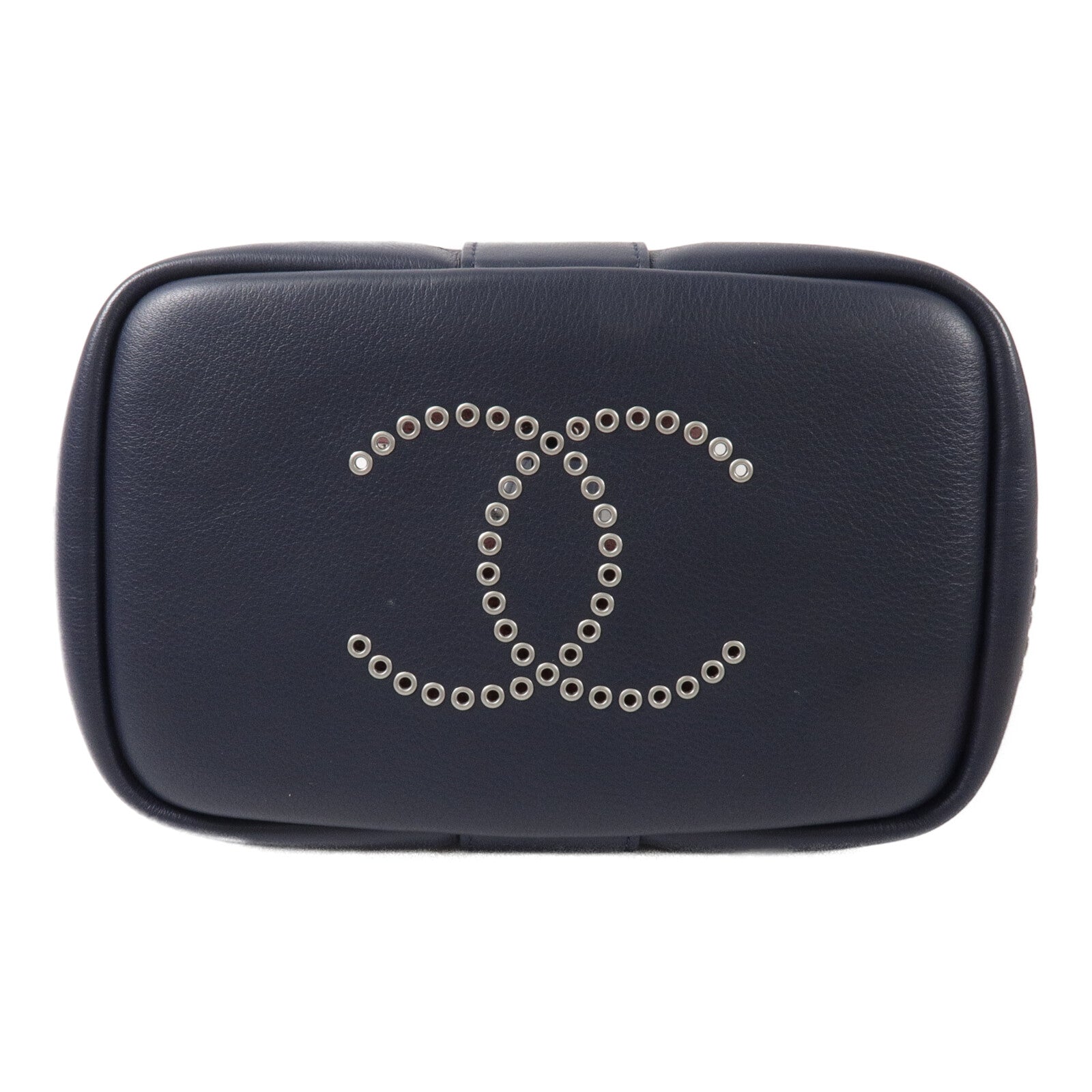 CHANEL 牛皮皮革/Tweed Piercing Light Bucket Bag鏈帶肩背袋