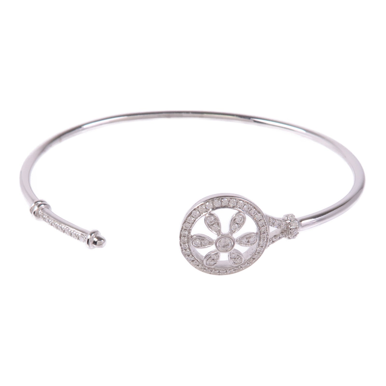 JEWELRY Diamond Bracelet 18K White Gold