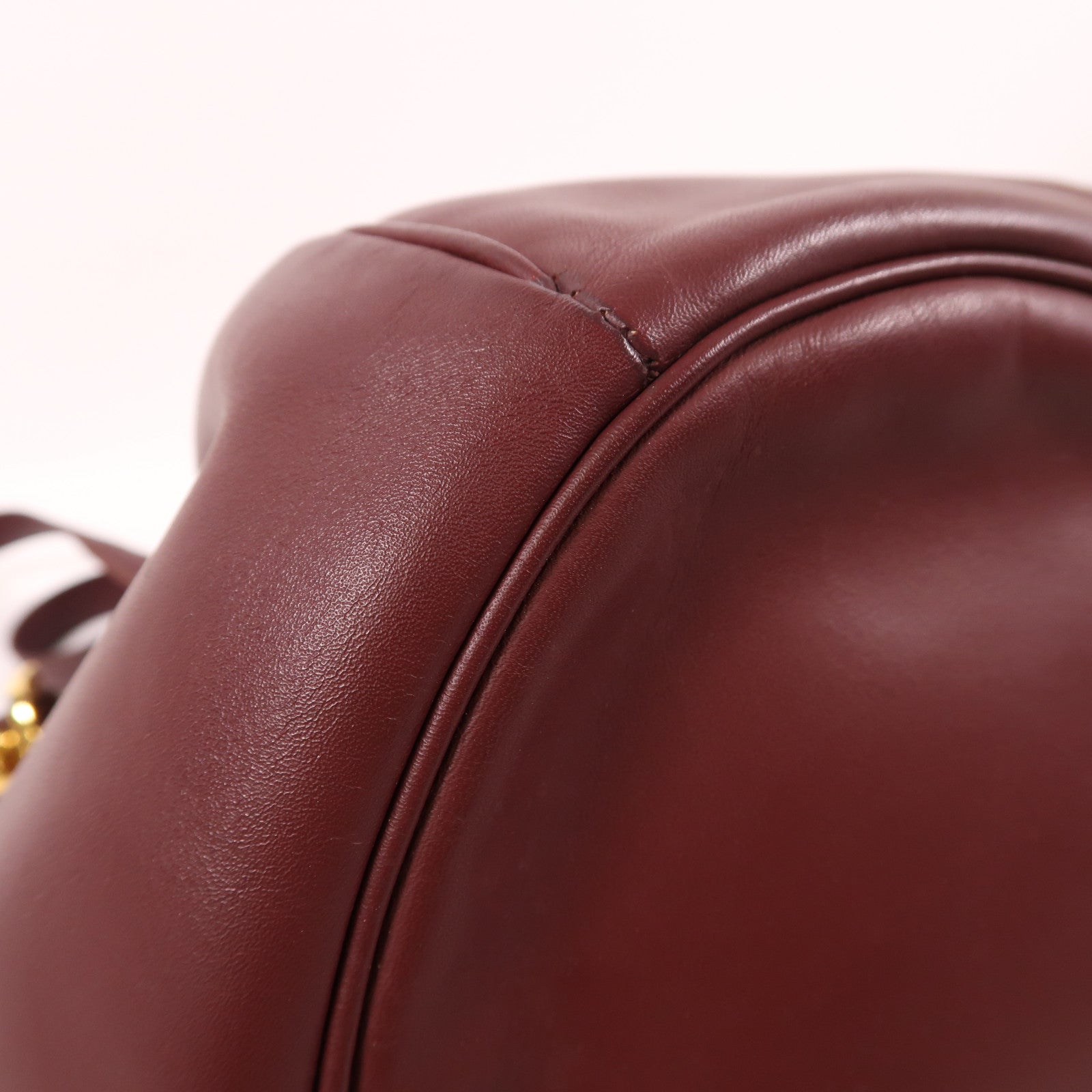 CARTIER 牛皮皮革Bucket Bag金扣肩背袋
