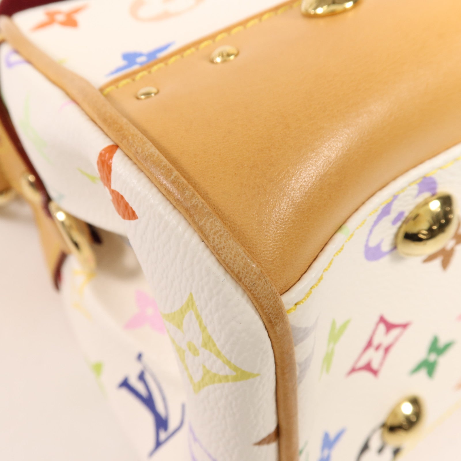 LOUIS VUITTON Monogram Multicolore Beverly MM金扣肩背袋
