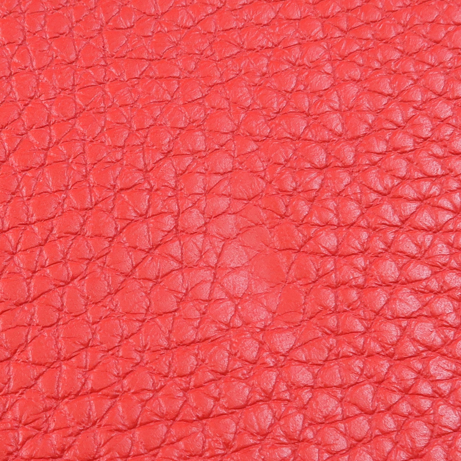 HERMES Clemence皮革Halzan 31銀扣手挽肩背兩用袋Rouge Casaque