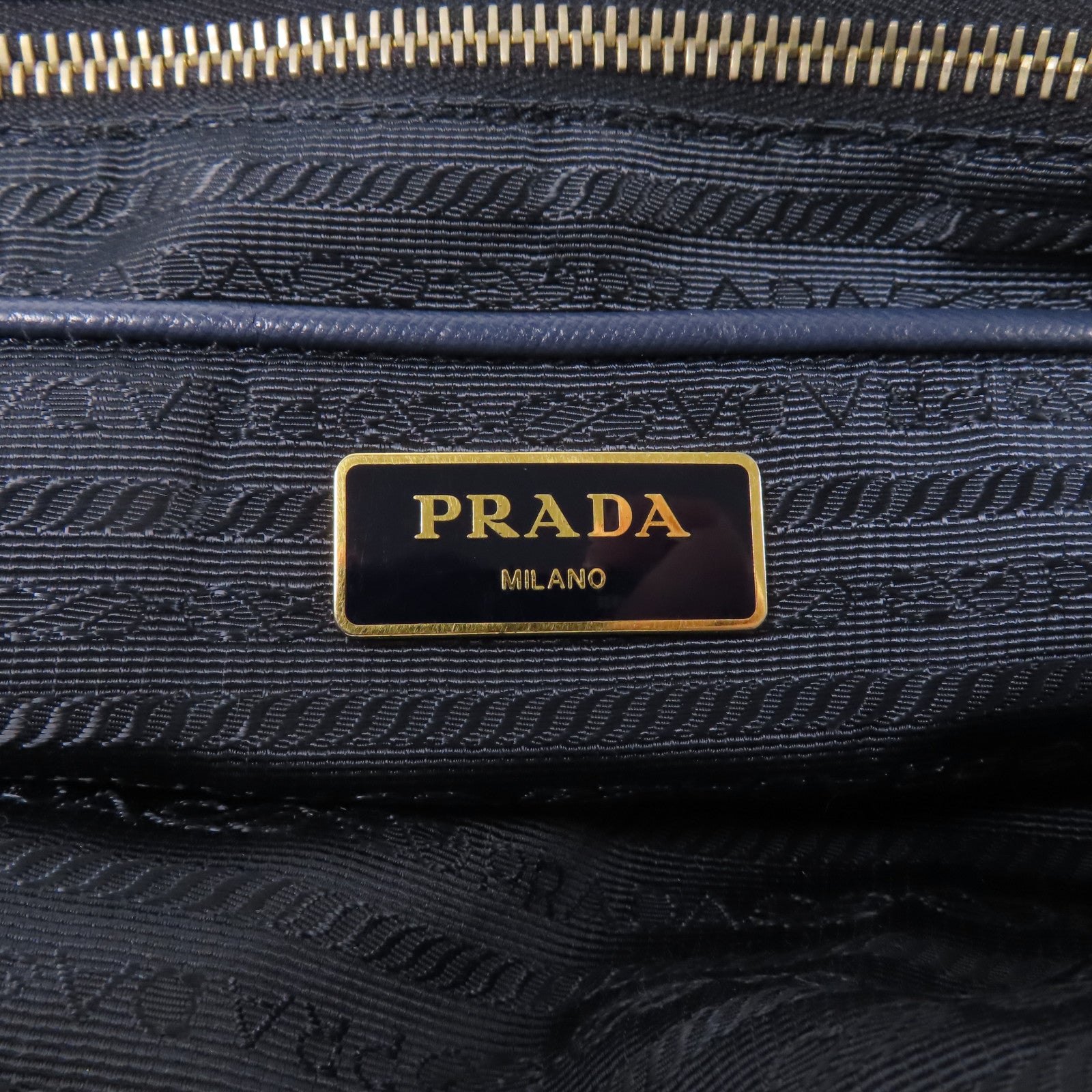 PRADA 尼龍2 way Shoulder金扣手挽肩背兩用袋