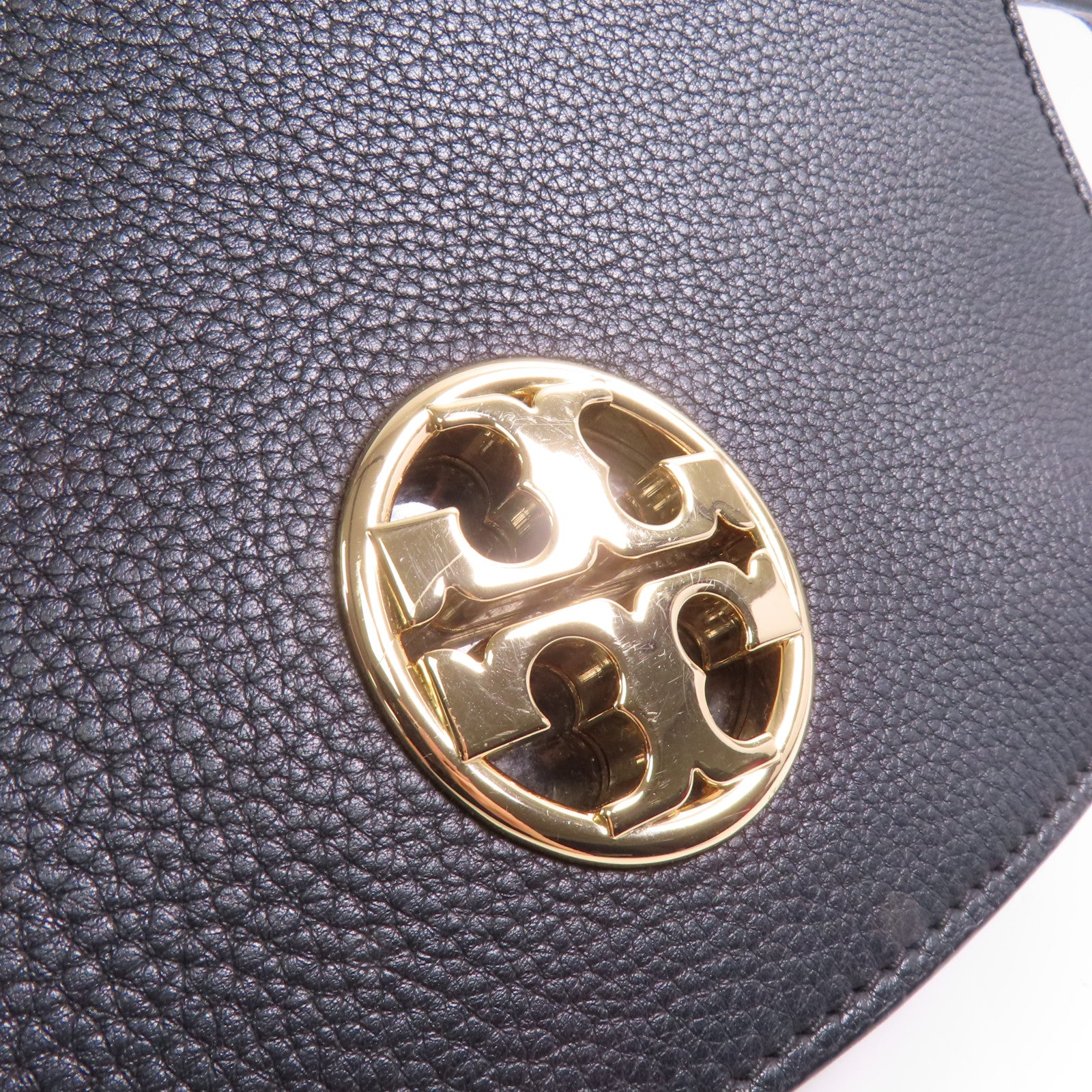 Tory Burch 牛皮皮革Shoulder Bag金扣肩背袋