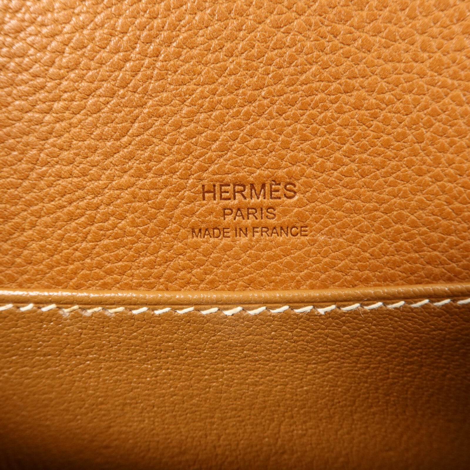 HERMES Barenia皮革Mini Roulis肩背袋Gold