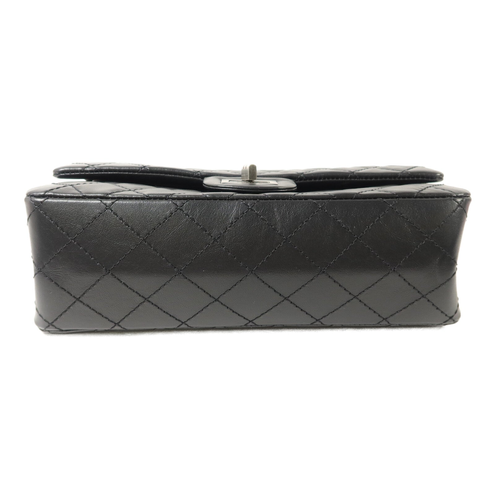 CHANEL 牛皮皮革2.55 Small鏈帶手挽肩背兩用袋