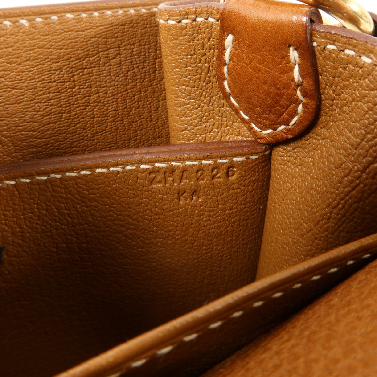 HERMES Barenia皮革Mini Roulis肩背袋Gold
