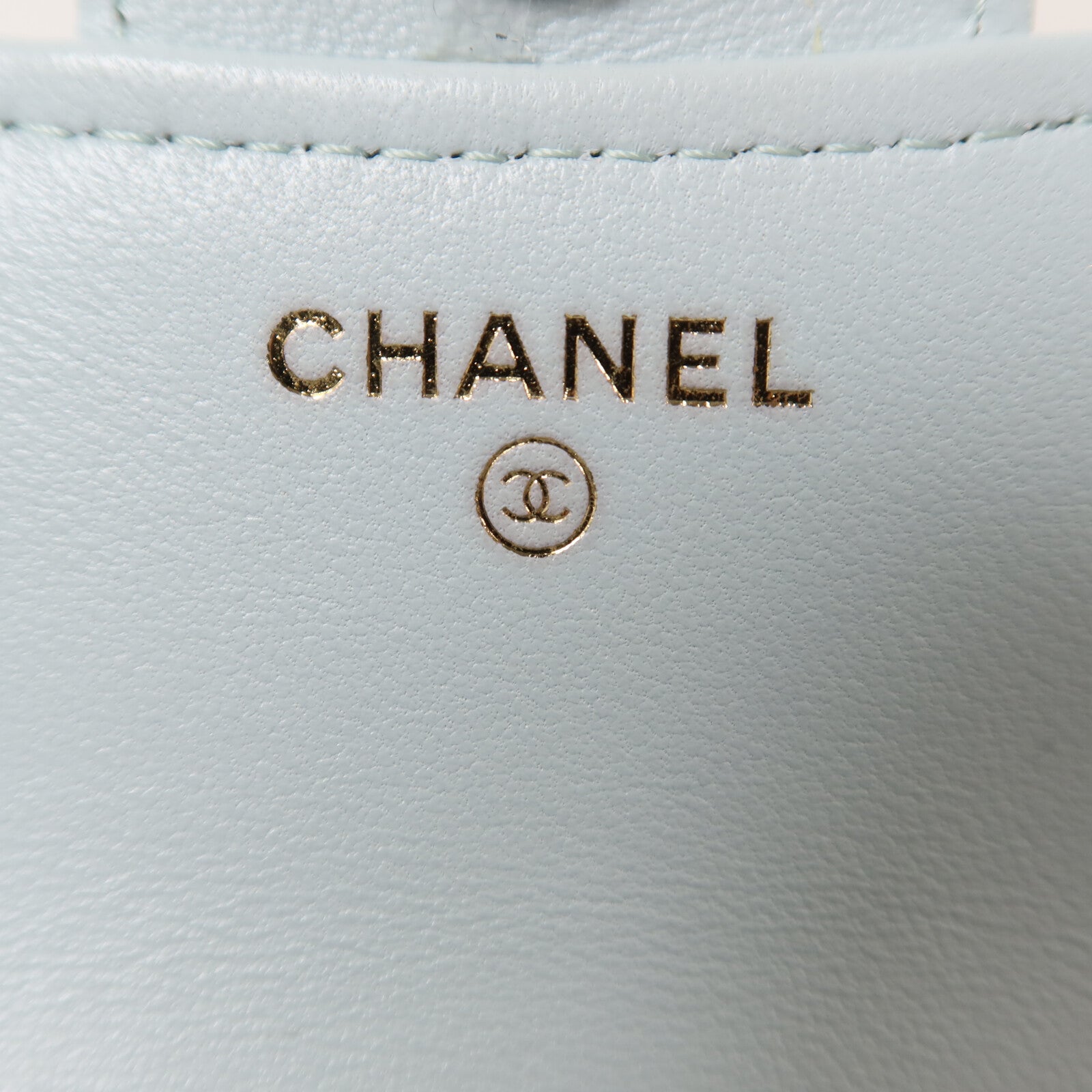 CHANEL 羊皮皮革Top Handle Flap金扣鏈帶手挽肩背兩用袋