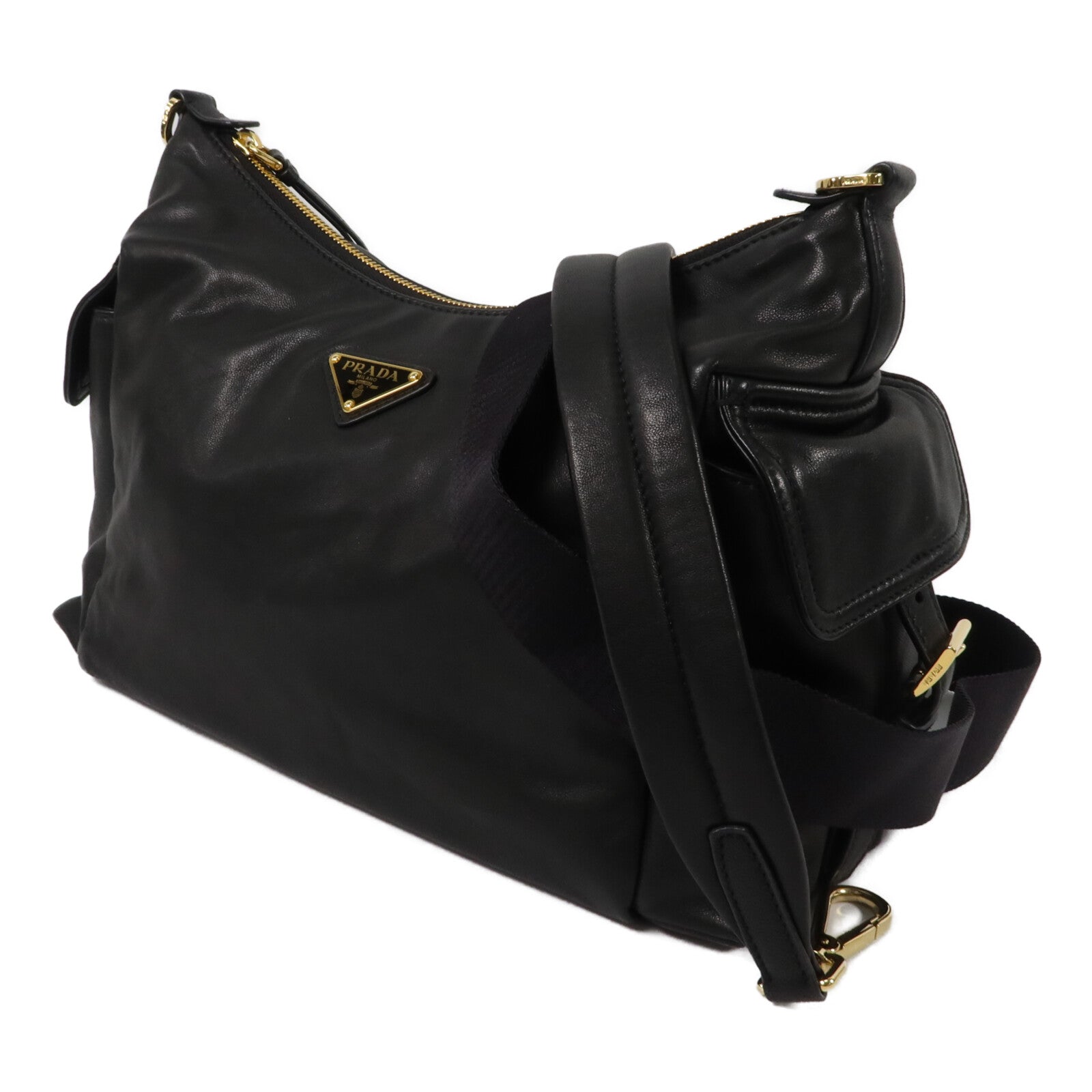 PRADA 牛皮皮革Explore Large肩背袋
