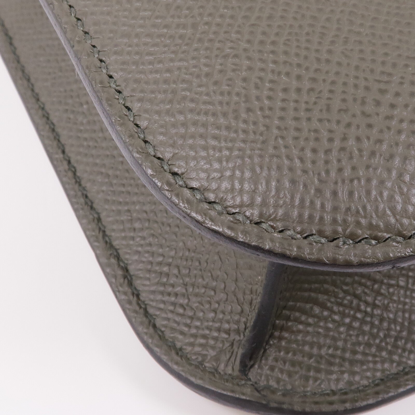 HERMES Epsom皮革Constance 24金扣肩背袋Vert De Gris