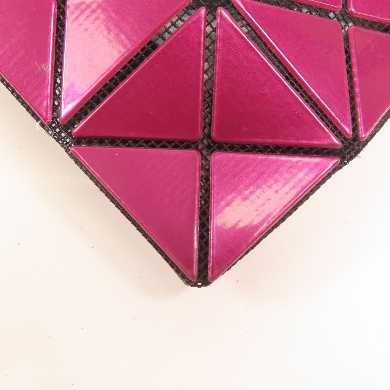 BAO BAO ISSEYMIYAKE Tote Bag Handbag PVC Purplish Red