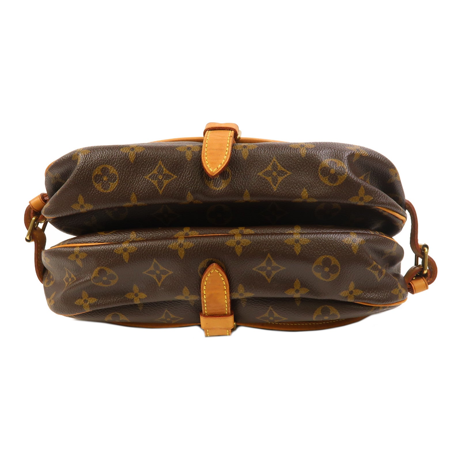 LOUIS VUITTON Monogram Saumur 30金扣肩背袋