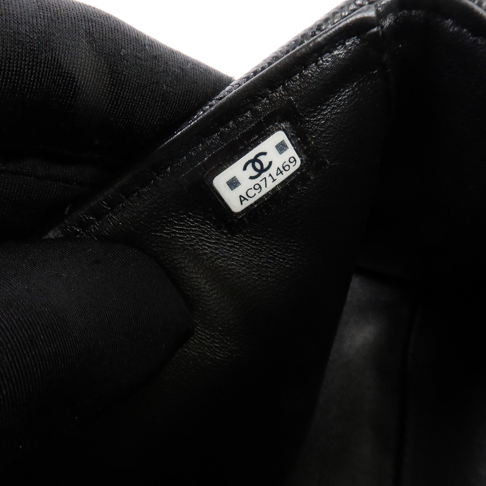 CHANEL 牛皮皮革Mini Top Handle鏈帶手挽肩背兩用袋