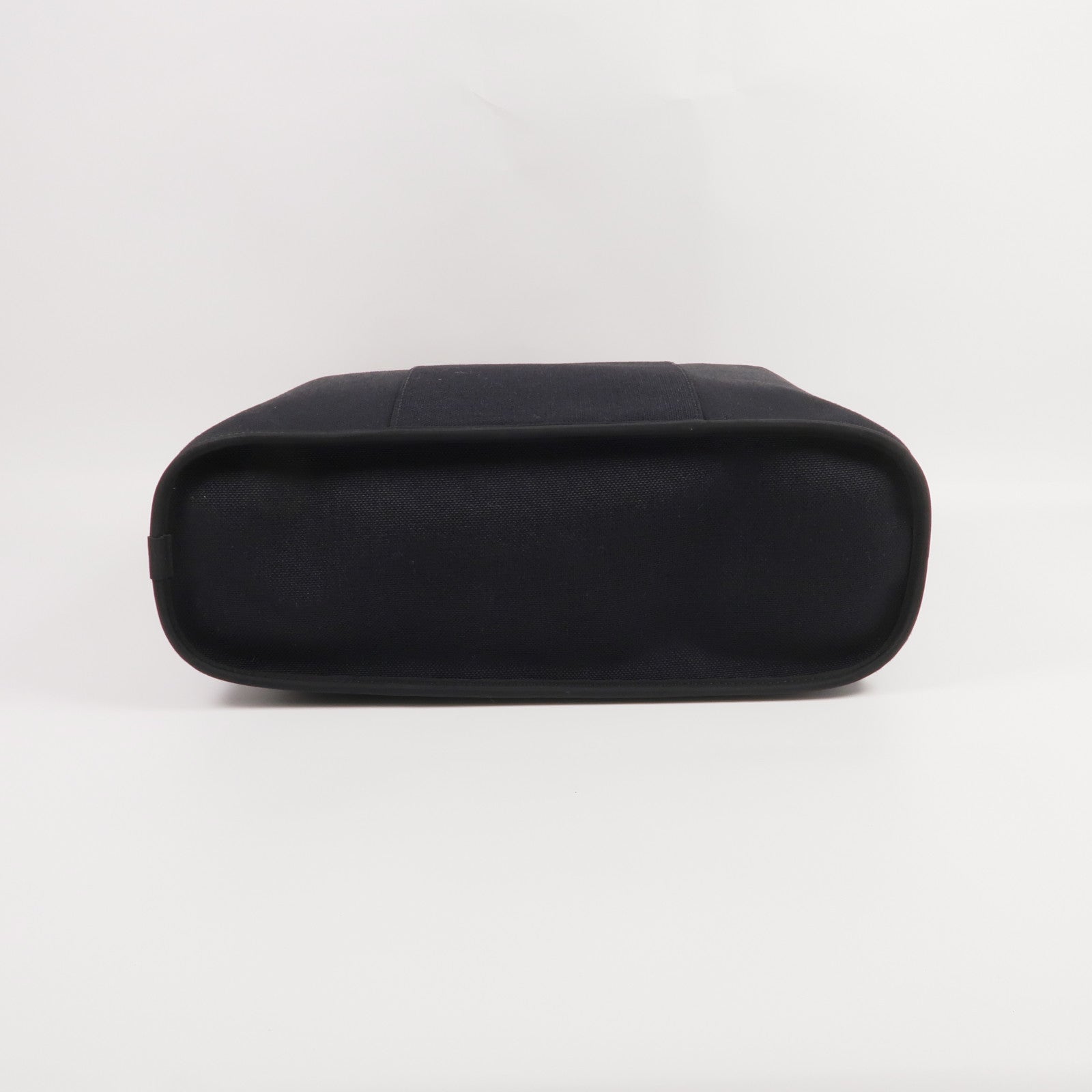 HERMES 帆布Cabag Pm銀扣手挽肩背兩用袋Noir