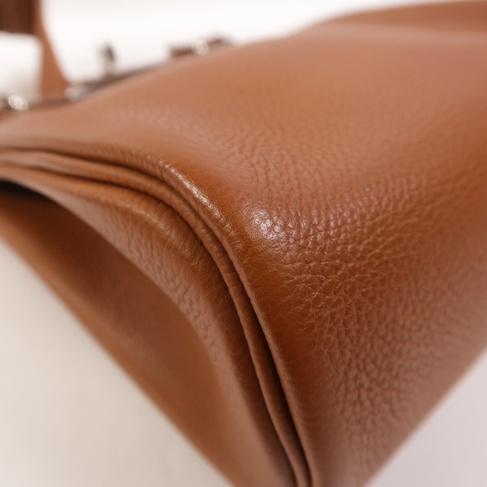 HERMES Barenia皮革Hac A Dos PM銀扣背包Fauve