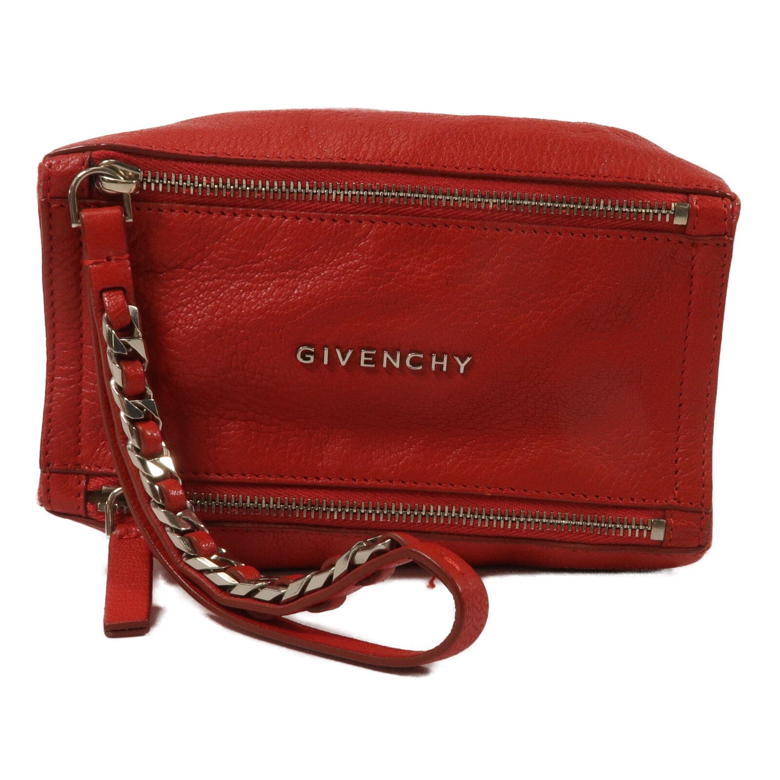 GIVENCHY 牛皮皮革Pandora Wristlet Pouch手拿包