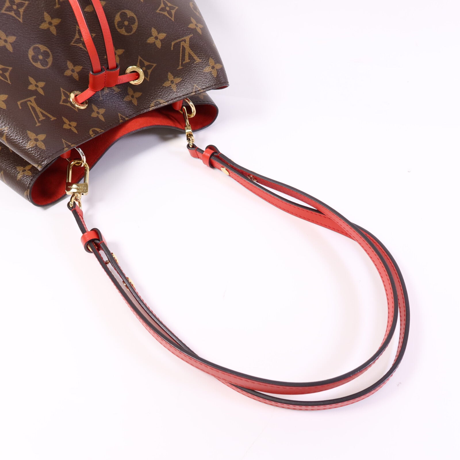 LOUIS VUITTON Monogram Neo Noe Bucket Bag金扣肩背袋