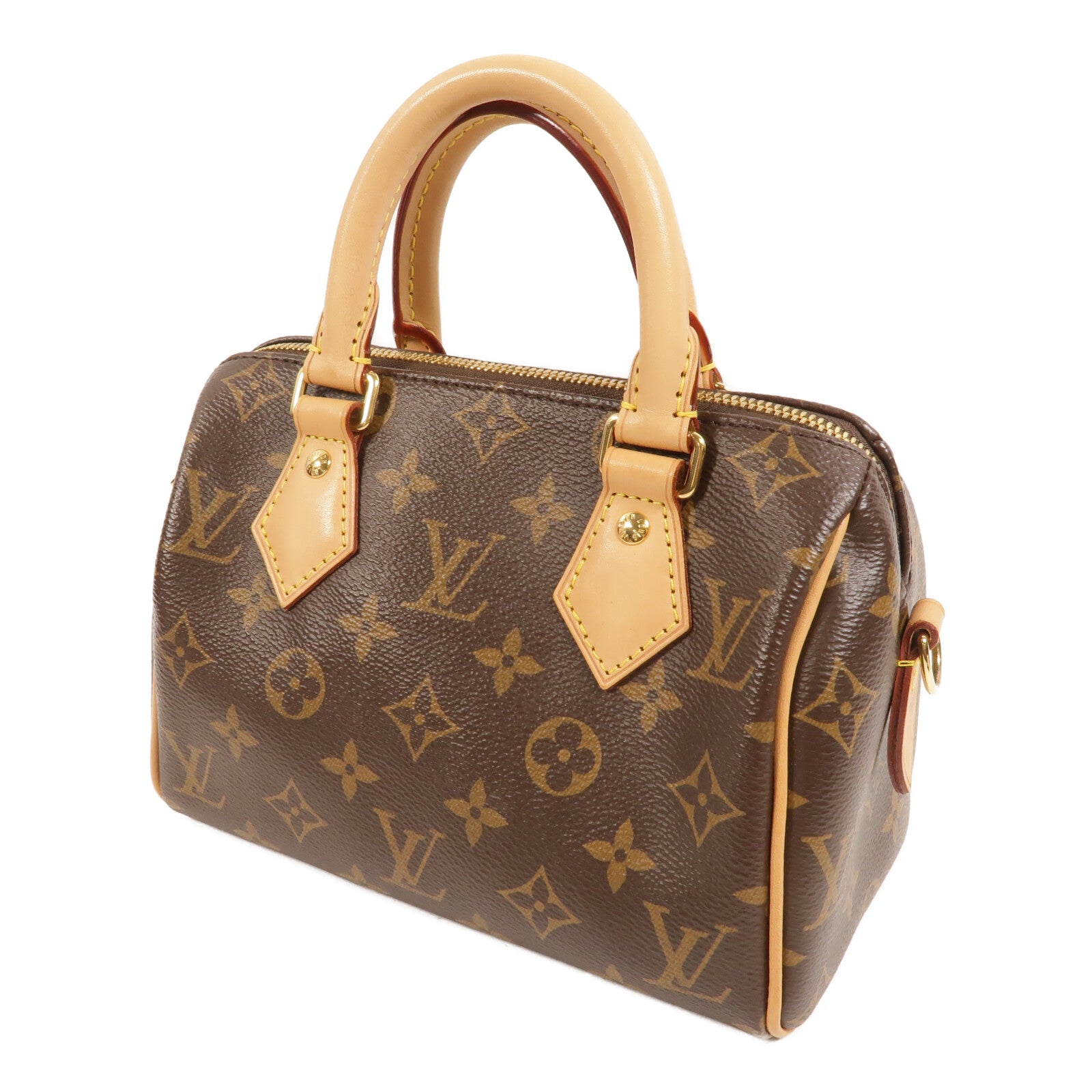 LOUIS VUITTON Monogram Speedy Bandouliere 20金扣手挽肩背兩用袋