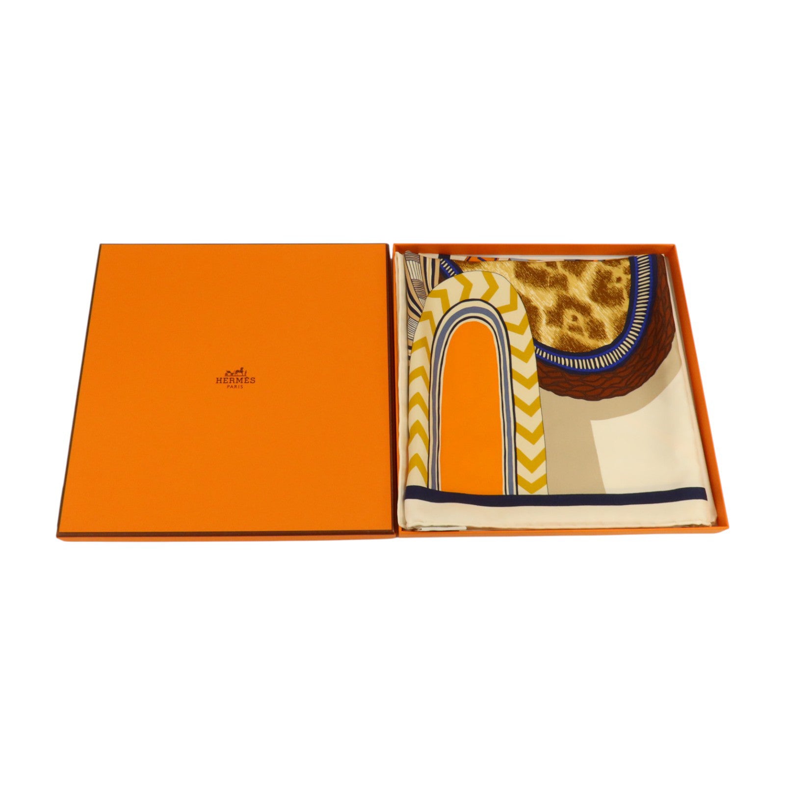 HERMES 絲質Scarf 90x90cm絲巾