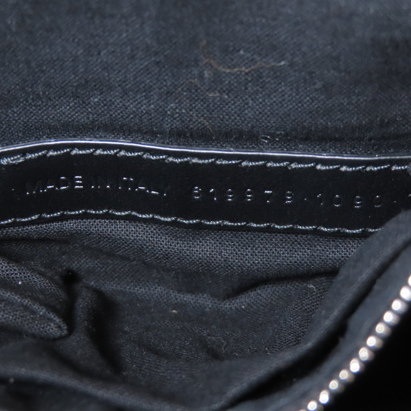 BALENCIAGA 帆布Wave Tote XS銀扣手挽肩背兩用袋黑色