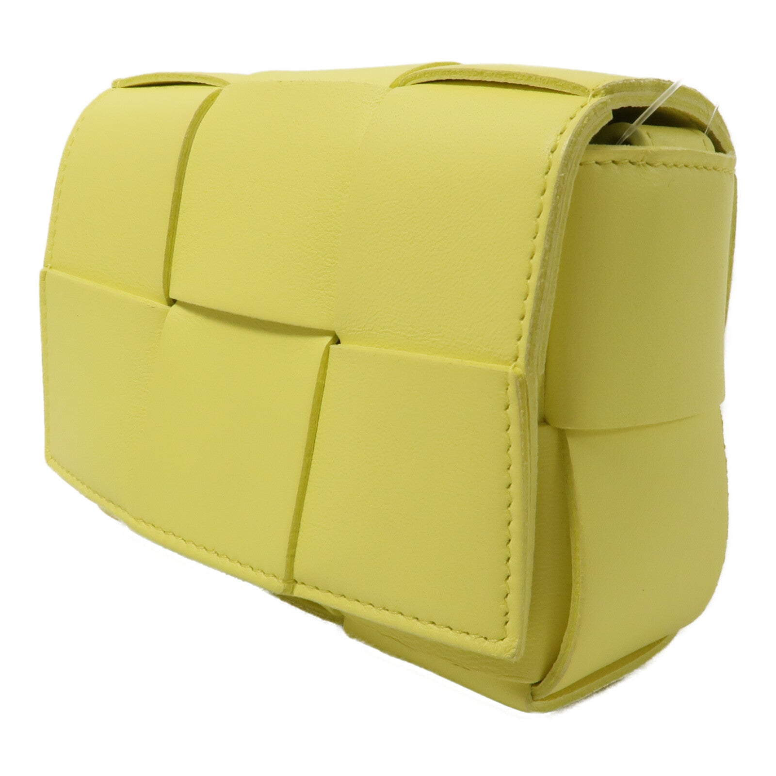 BOTTEGA VENETA 羊皮皮革Mini Cassette Bel肩背袋