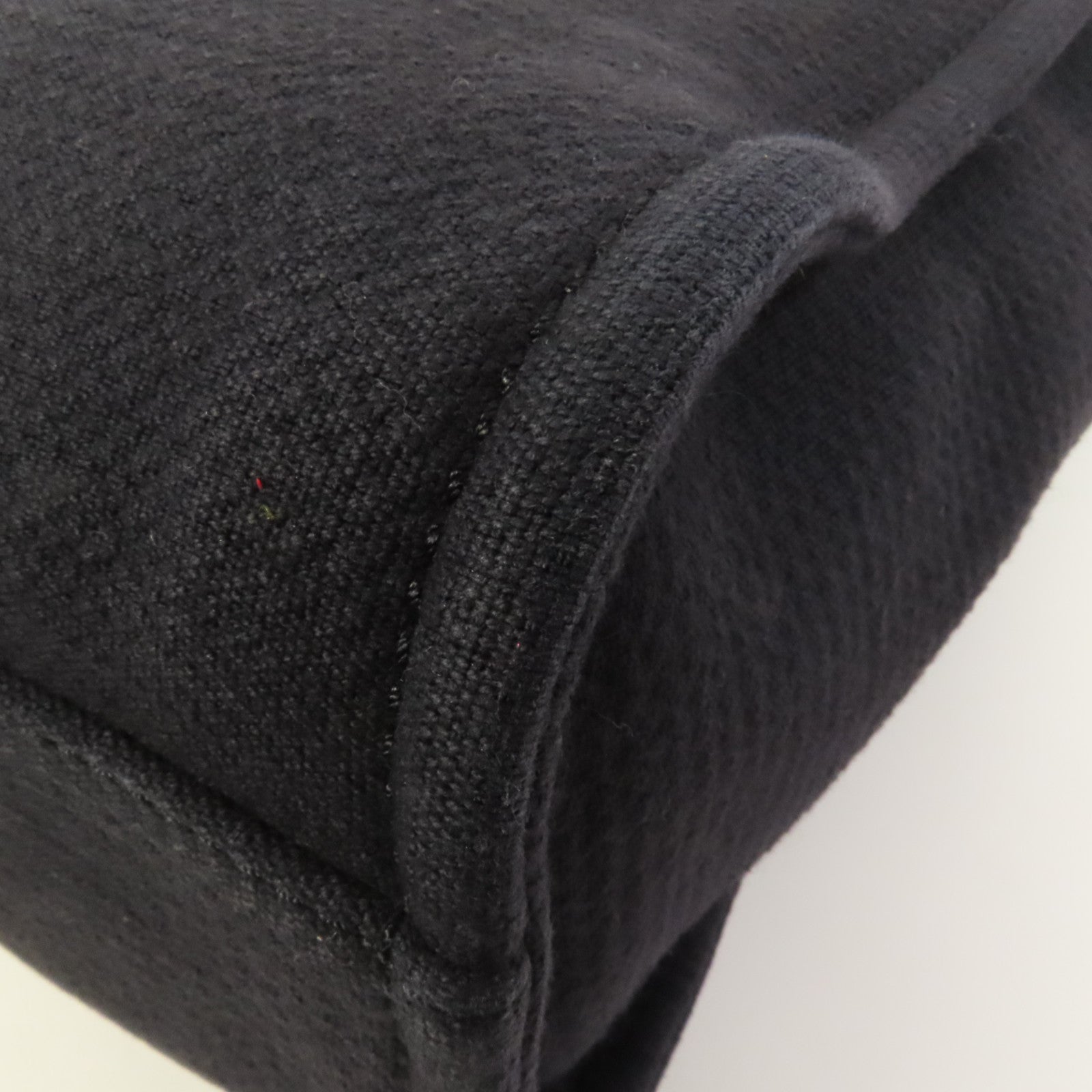 CHANEL 帆布Deauville Tote金扣手挽肩背兩用袋