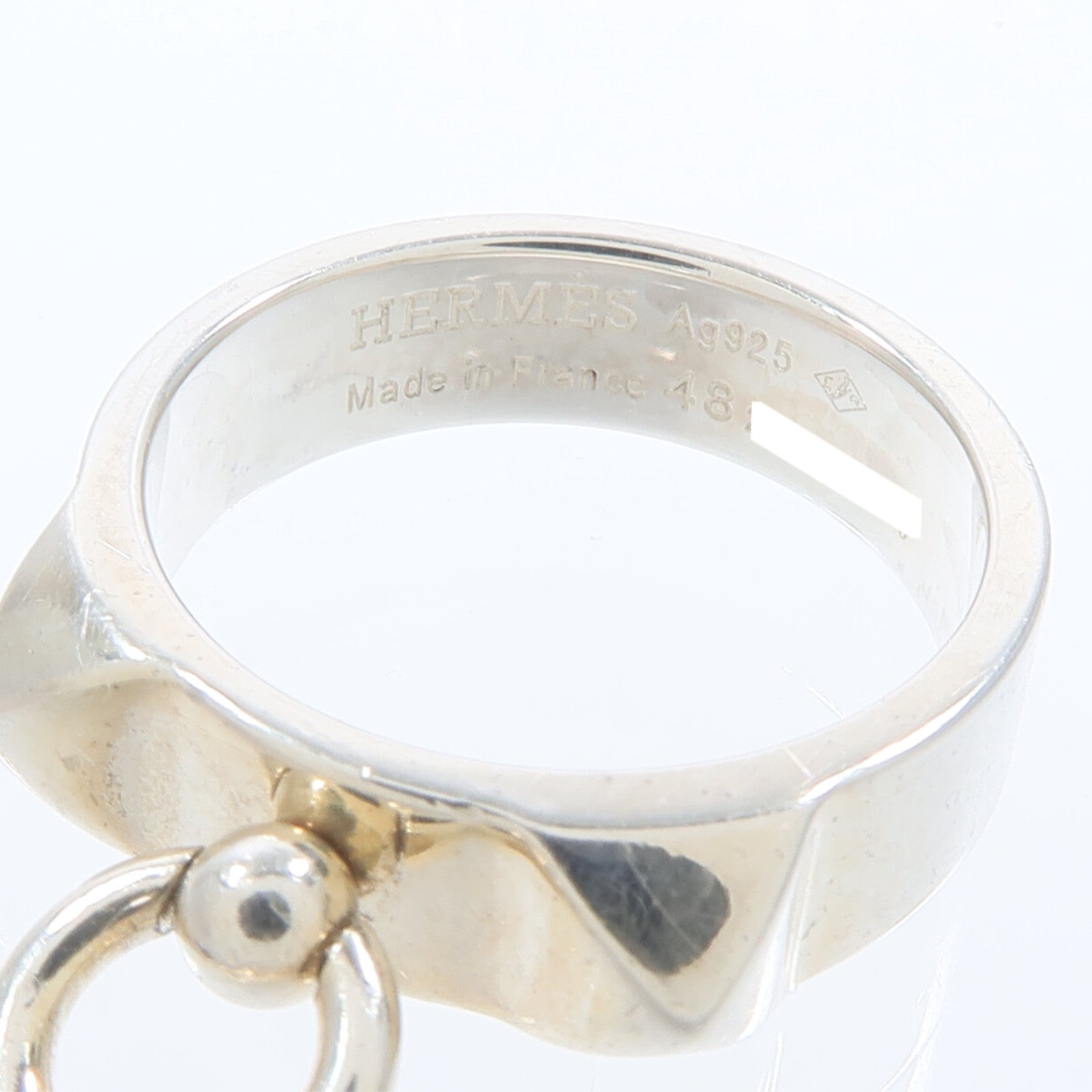HERMES 925純銀Collier De Chien Ring戒指