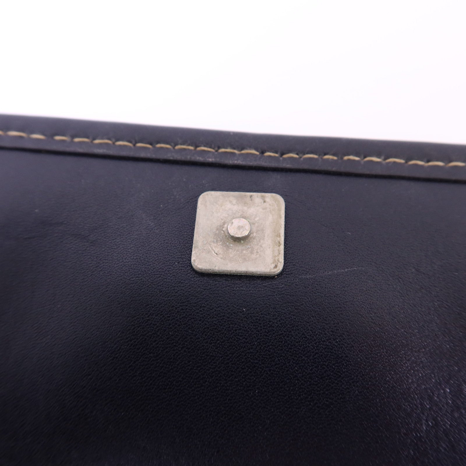 GUCCI 牛皮皮革Messenger Bag銀扣肩背袋