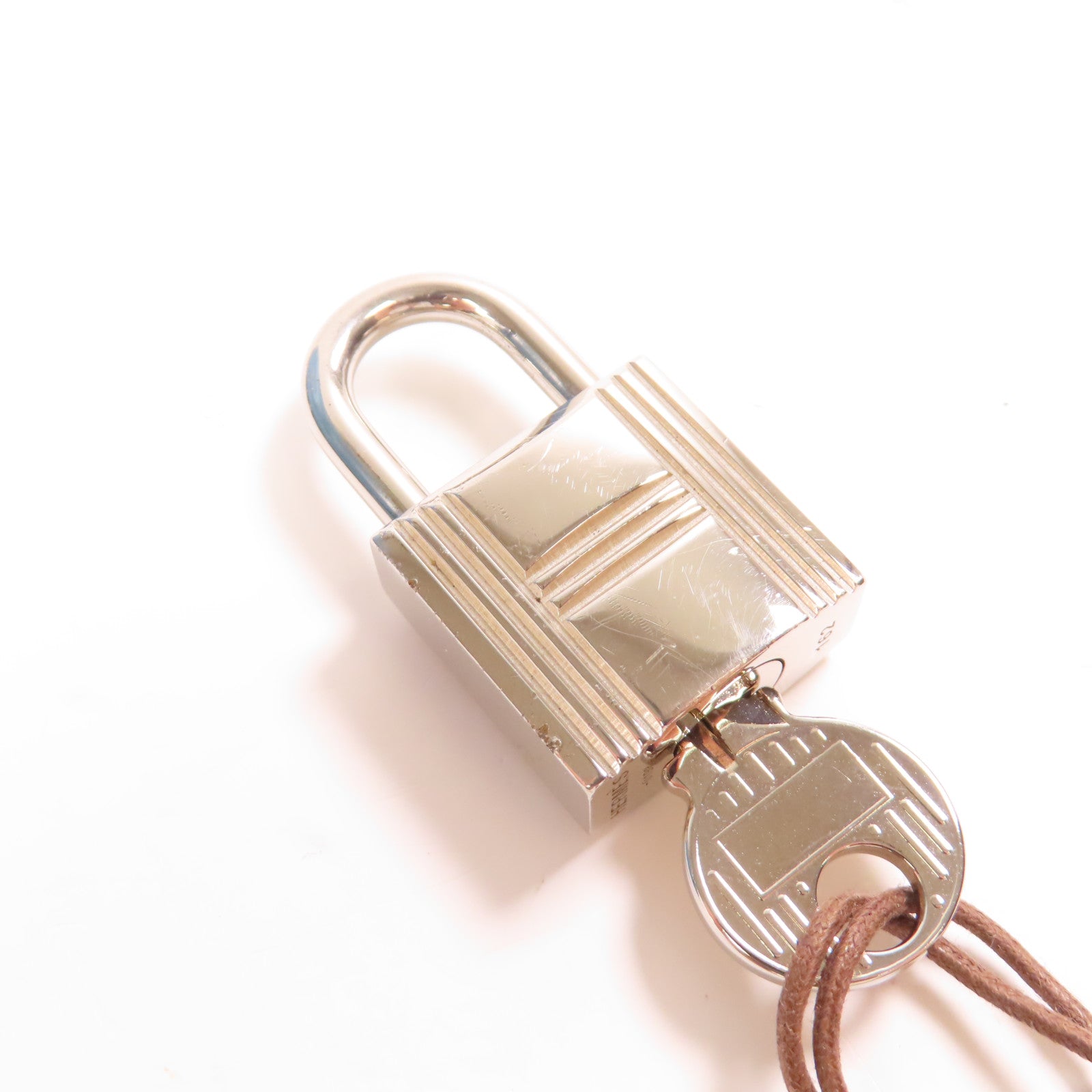 HERMES Clemence皮革Picotin MM銀扣手挽袋Bleu Du Nor