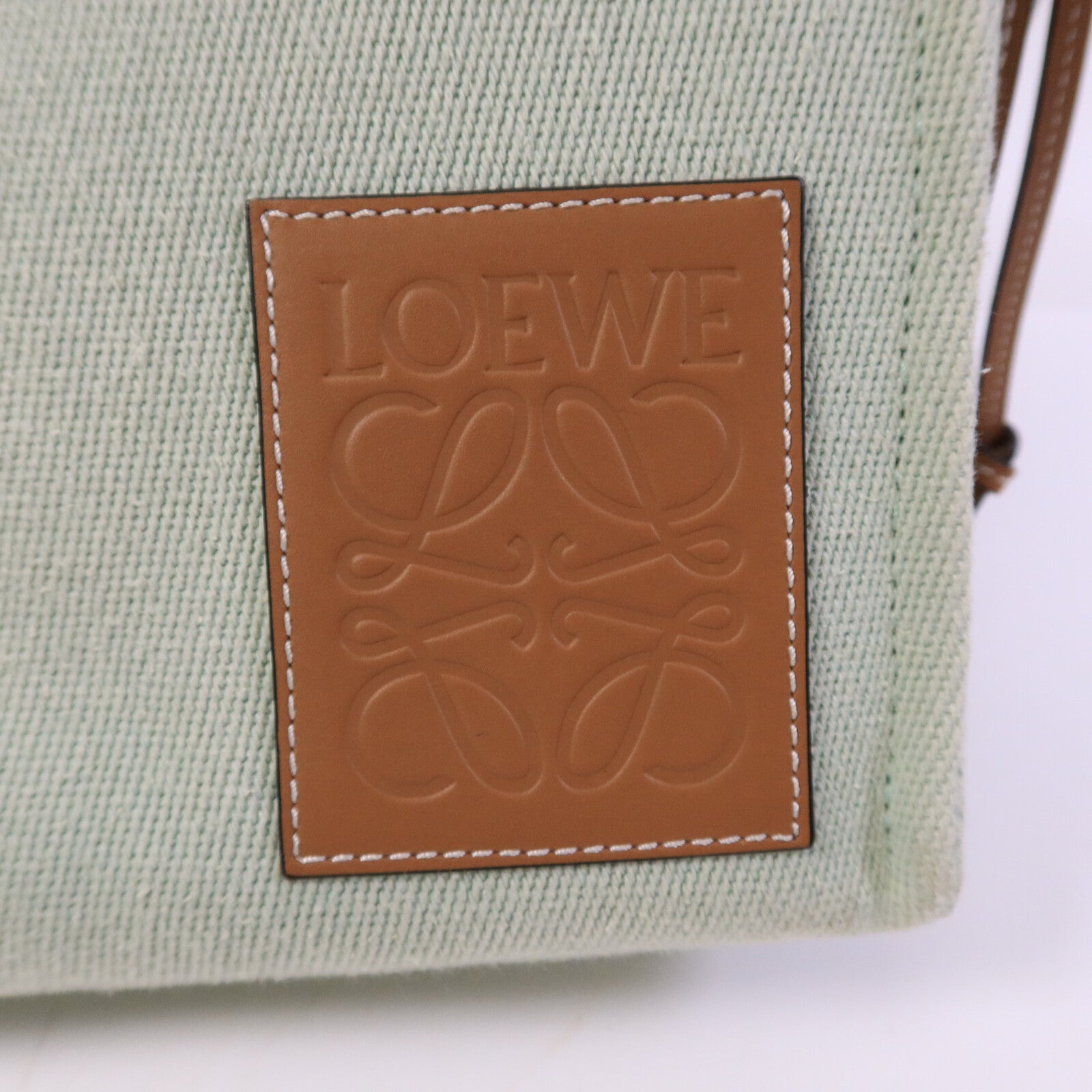 LOEWE 帆布Cushion Tote手挽袋