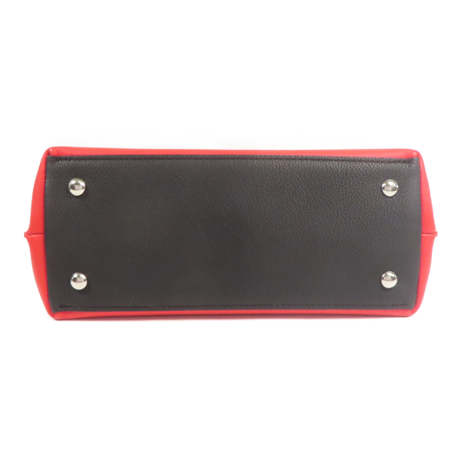 LOUIS VUITTON 牛皮皮革Lockme Ever BB銀扣手挽肩背兩用袋