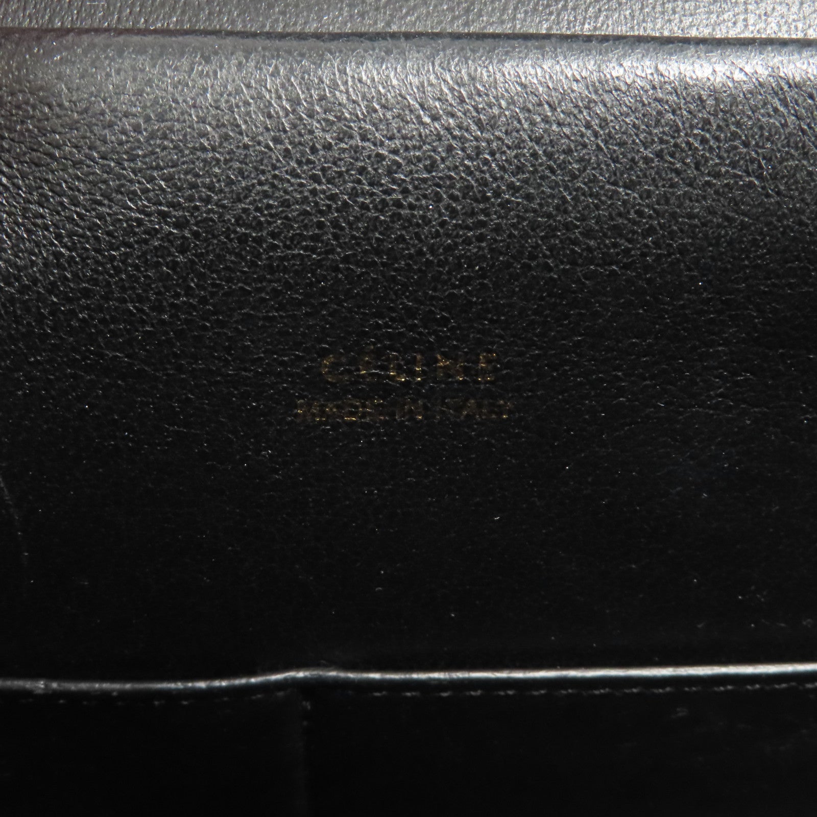 CELINE 【激減優惠】蛇皮皮革Belt Bag金扣手挽肩背兩用袋黑色