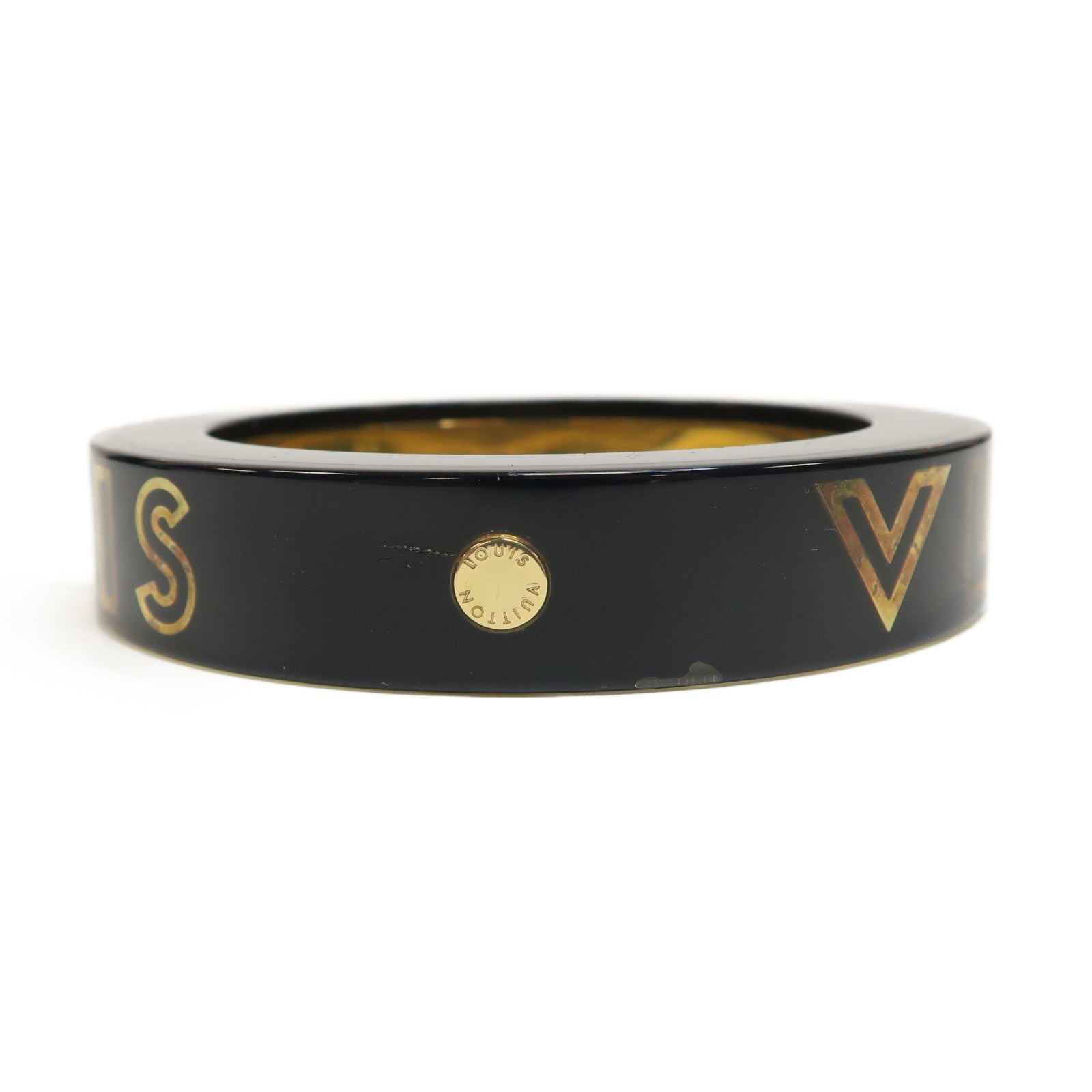 LOUIS VUITTON 【激減優惠】陶瓷Bracelet S手鐲黑色/金色