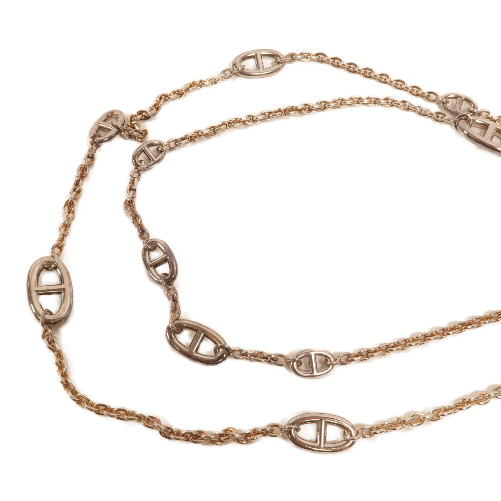 HERMES 925純銀Farandole Long Necklace 160項鍊