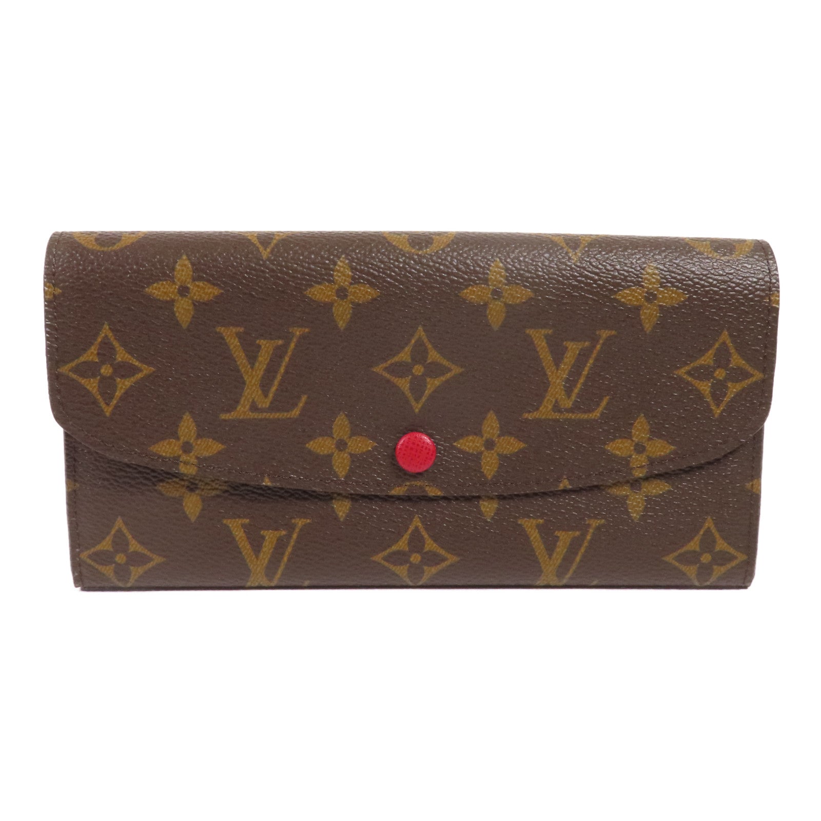 LOUIS VUITTON Monogram Emilie Long Wallet金扣長錢包