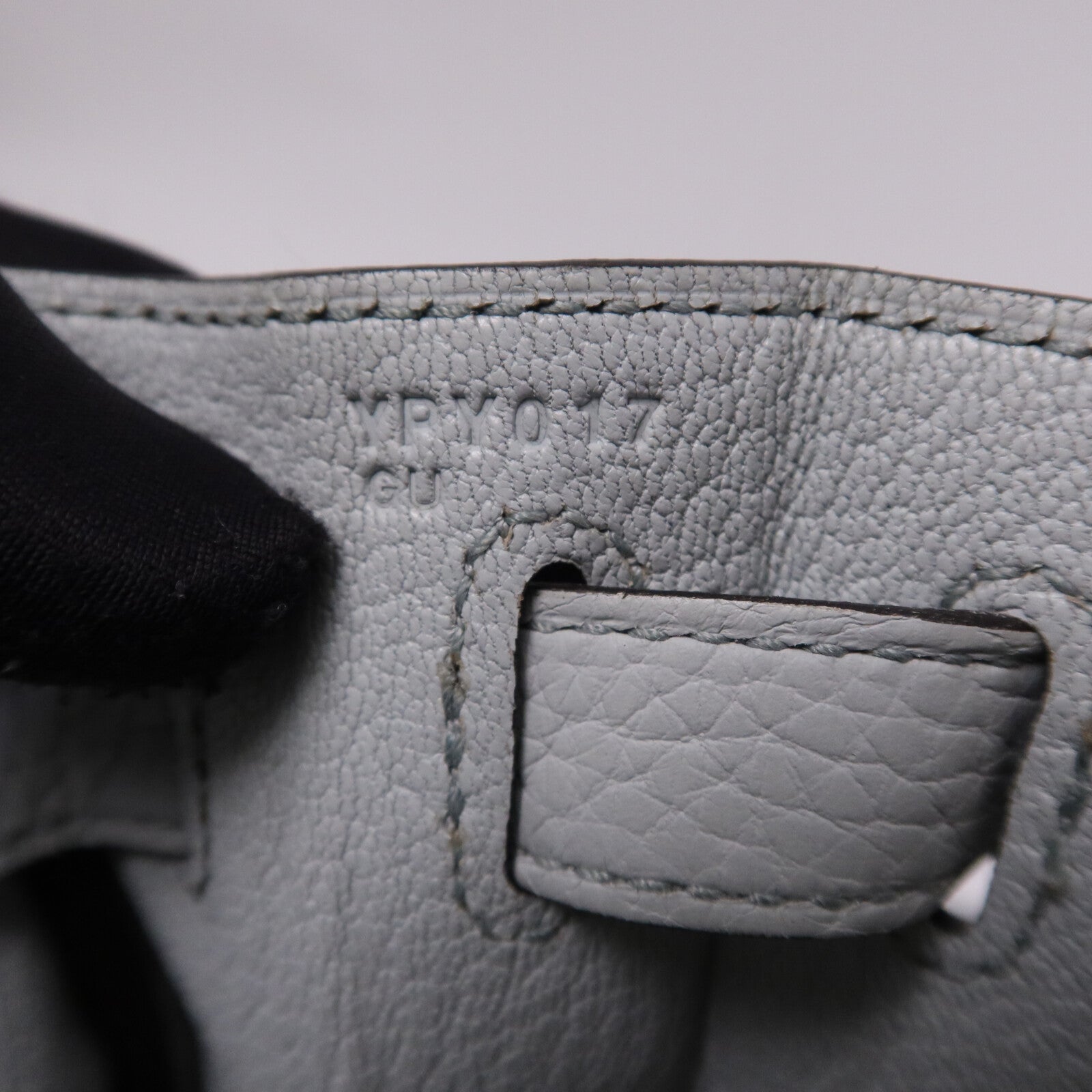 HERMES 【激減優惠】Togo皮革Kelly 28金扣手挽肩背兩用袋Blue Pale