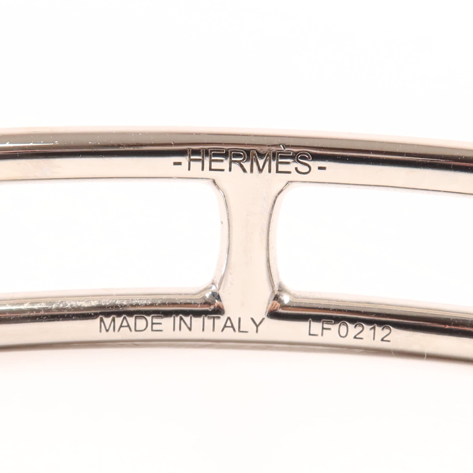 HERMES 金屬Roulis Double Tour絲綢手鏈