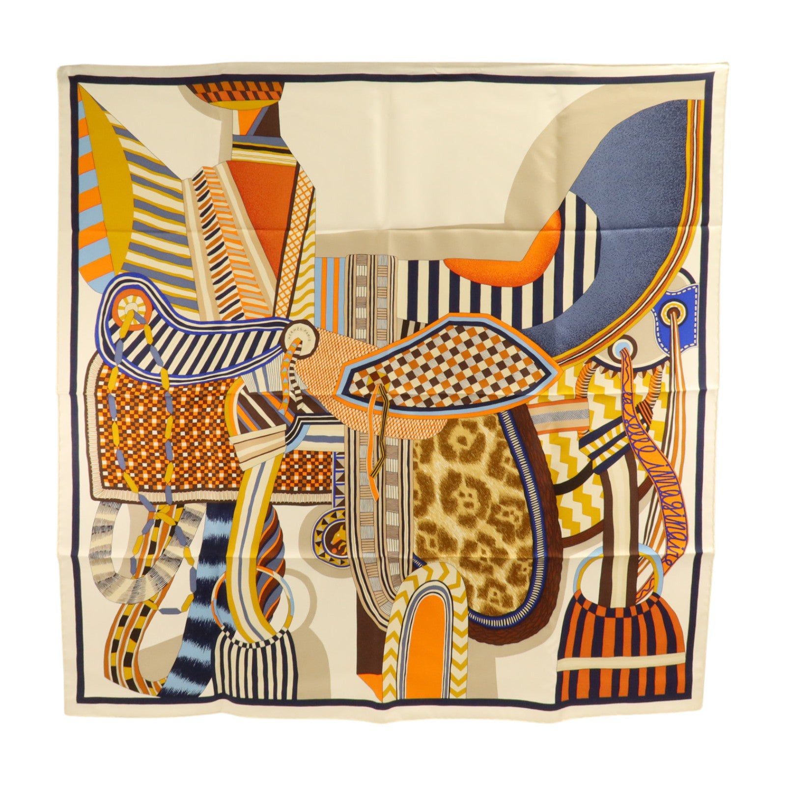 HERMES 絲質Scarf 90x90cm絲巾