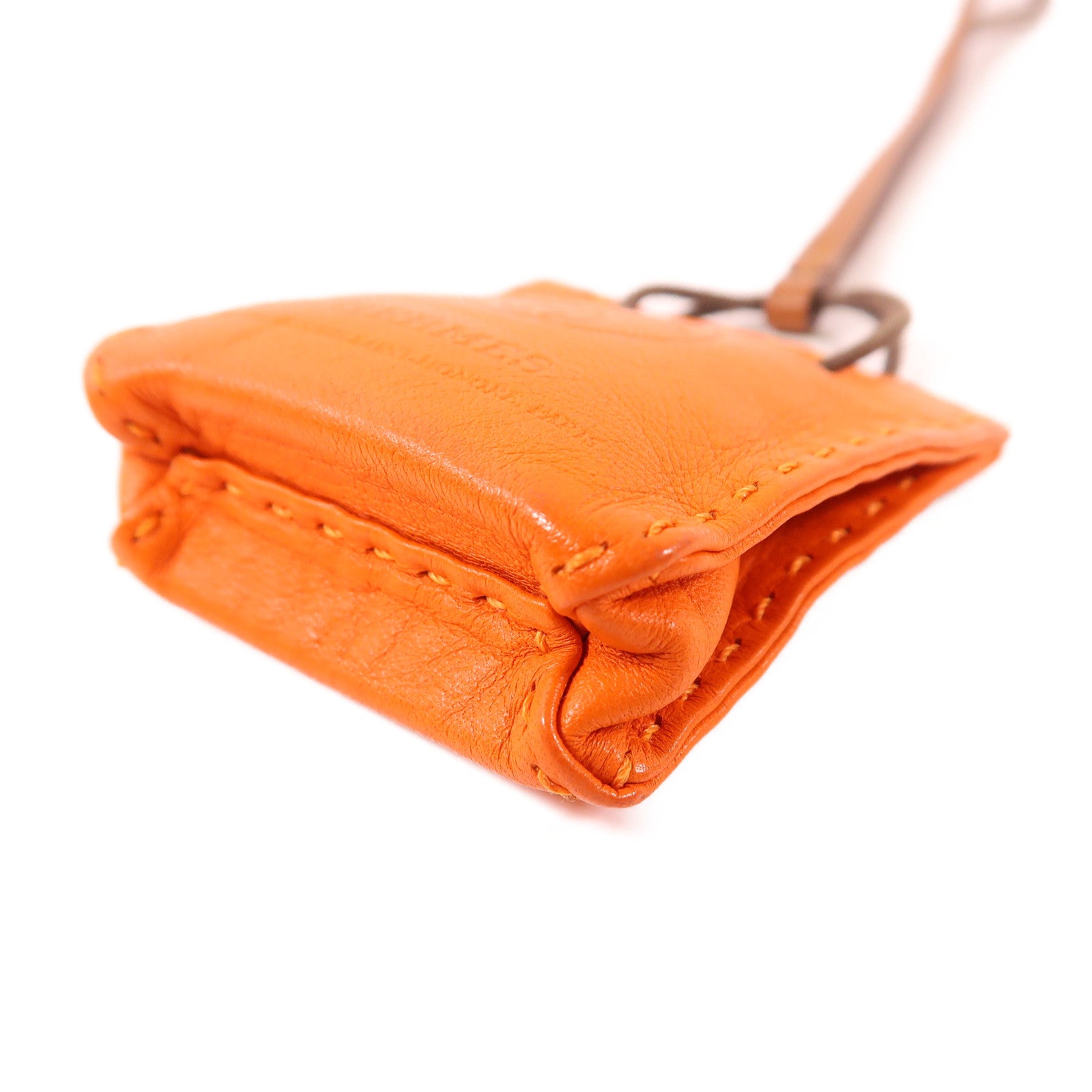 HERMES 【激減優惠】Swift皮革Bag Charm掛飾Orange