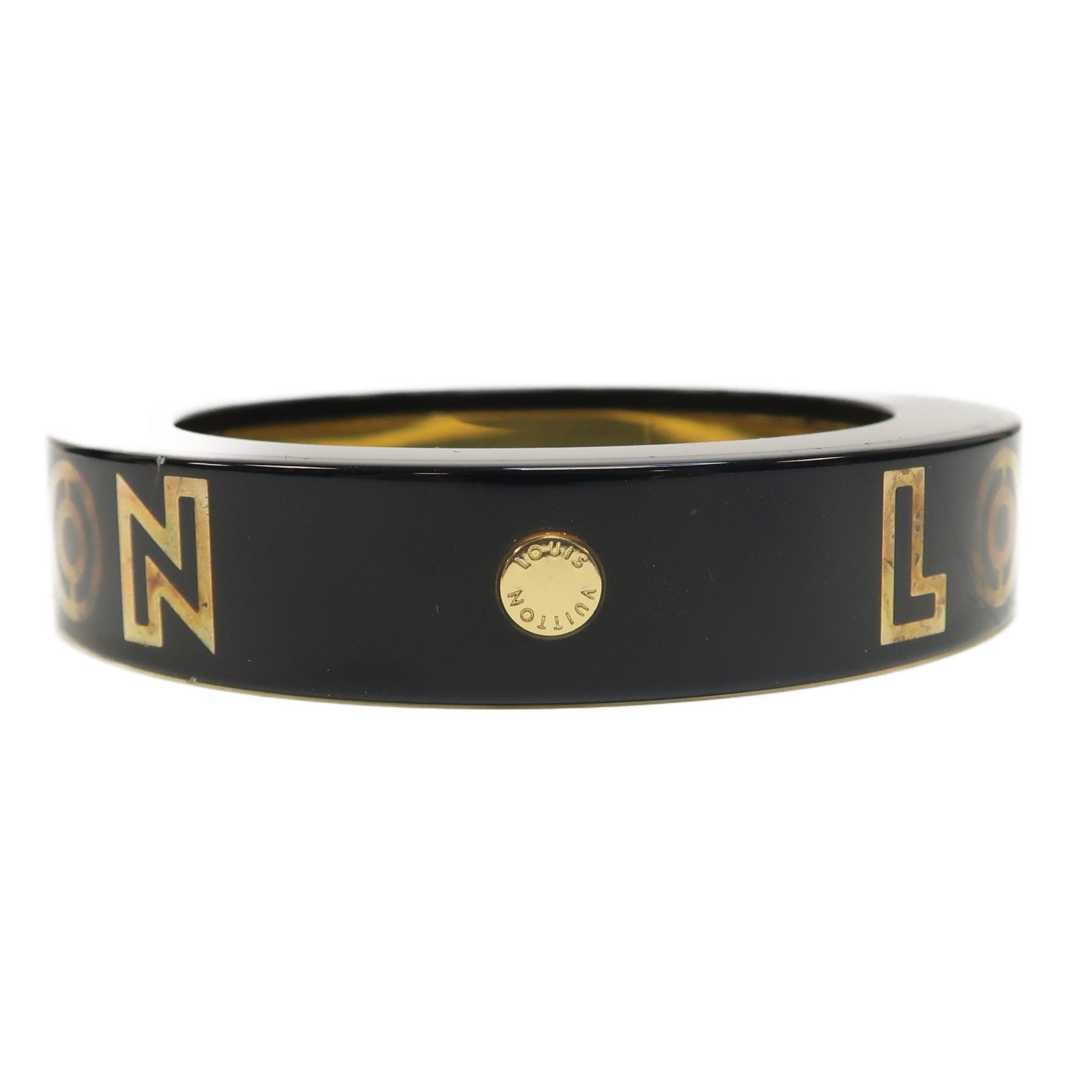 LOUIS VUITTON 【激減優惠】陶瓷Bracelet S手鐲黑色/金色