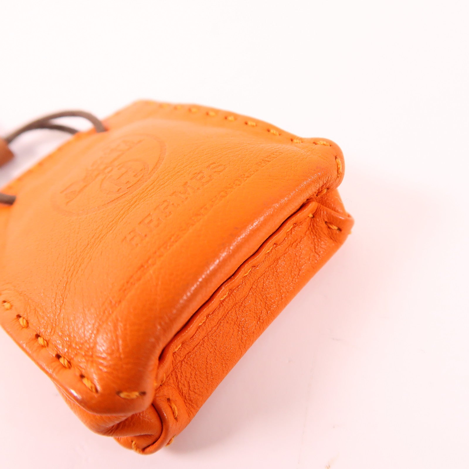 HERMES 【激減優惠】Swift皮革Bag Charm掛飾Orange