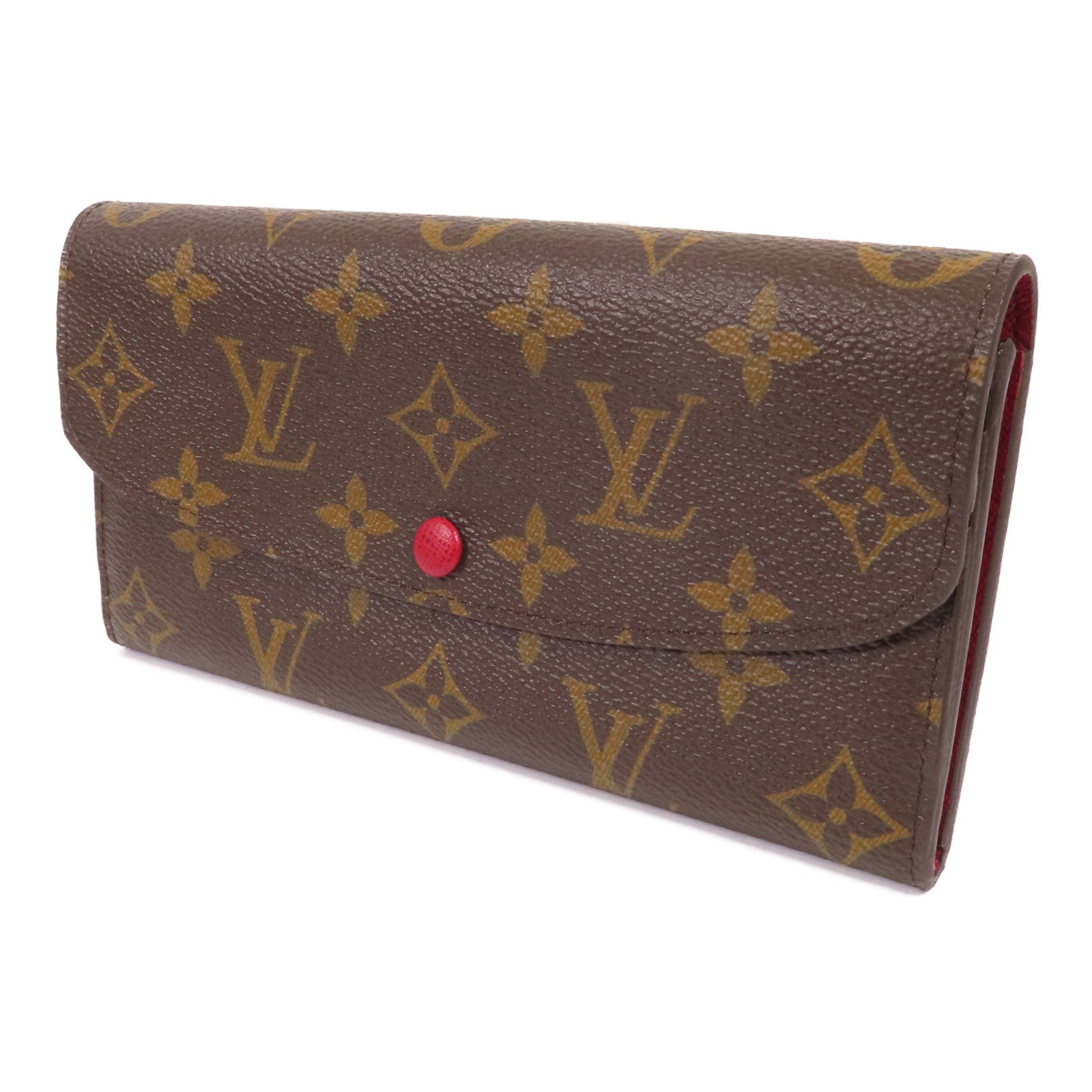 LOUIS VUITTON Monogram Emilie Long Wallet金扣長錢包