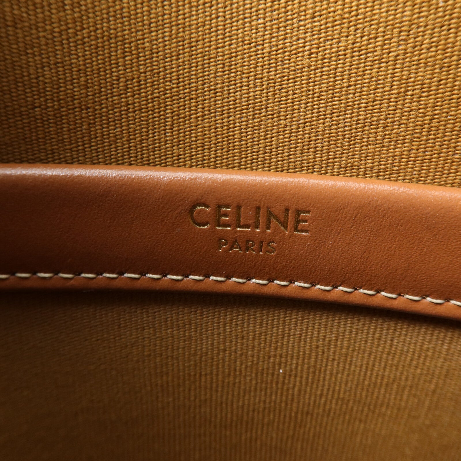 CELINE 塗層帆布Horizontal Cabas手挽肩背兩用袋