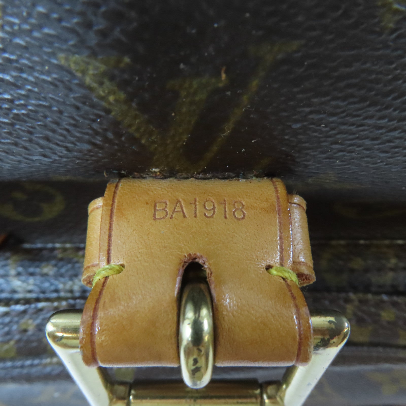 LOUIS VUITTON Monogram Montsouris GM金扣背包啡色