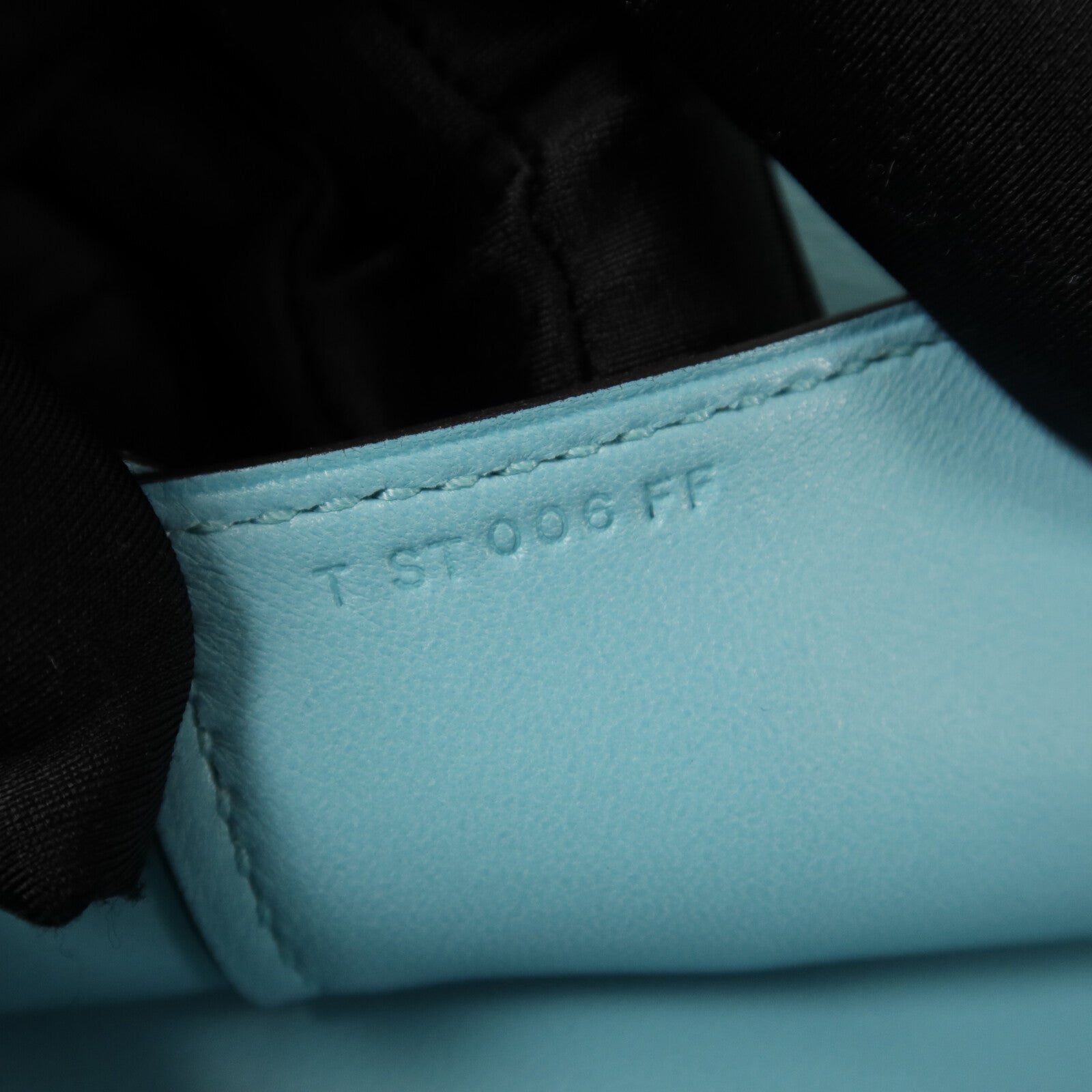 HERMES Evercolor皮革Pliplat Clutch手拿包Blue Atoll