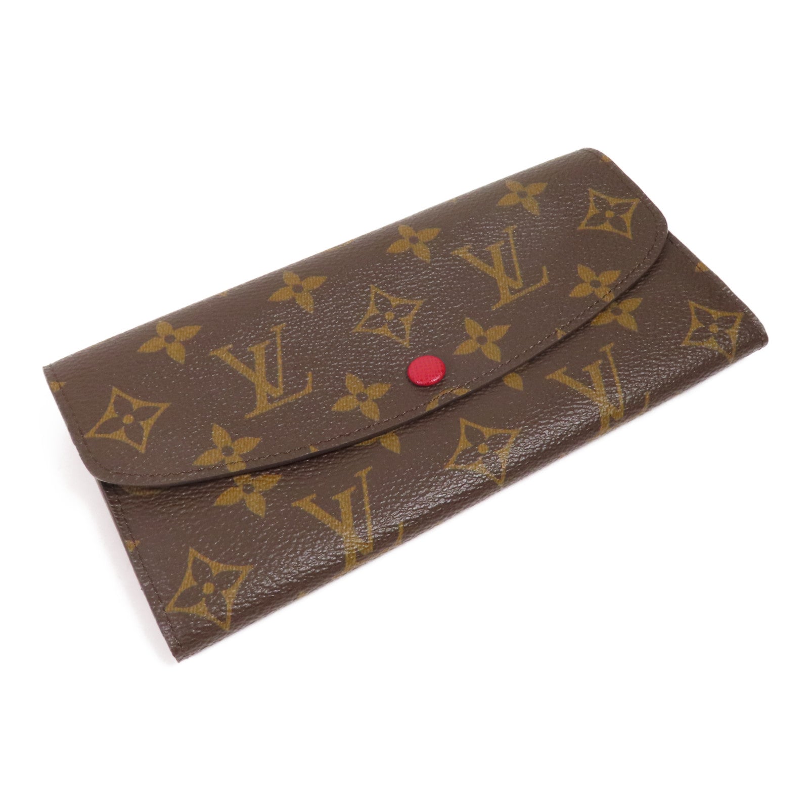 LOUIS VUITTON Monogram Emilie Long Wallet金扣長錢包